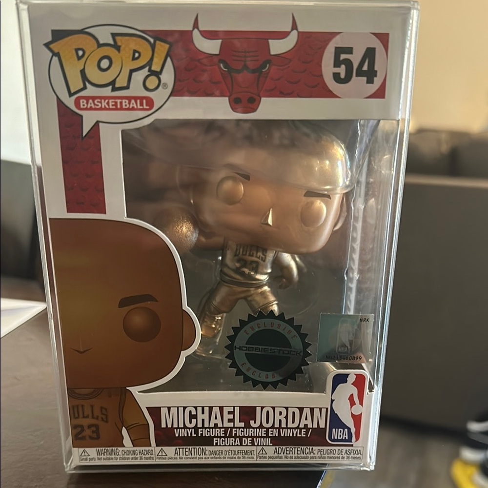 Funko Pop Michael Jordan Gold Vinyl Figure